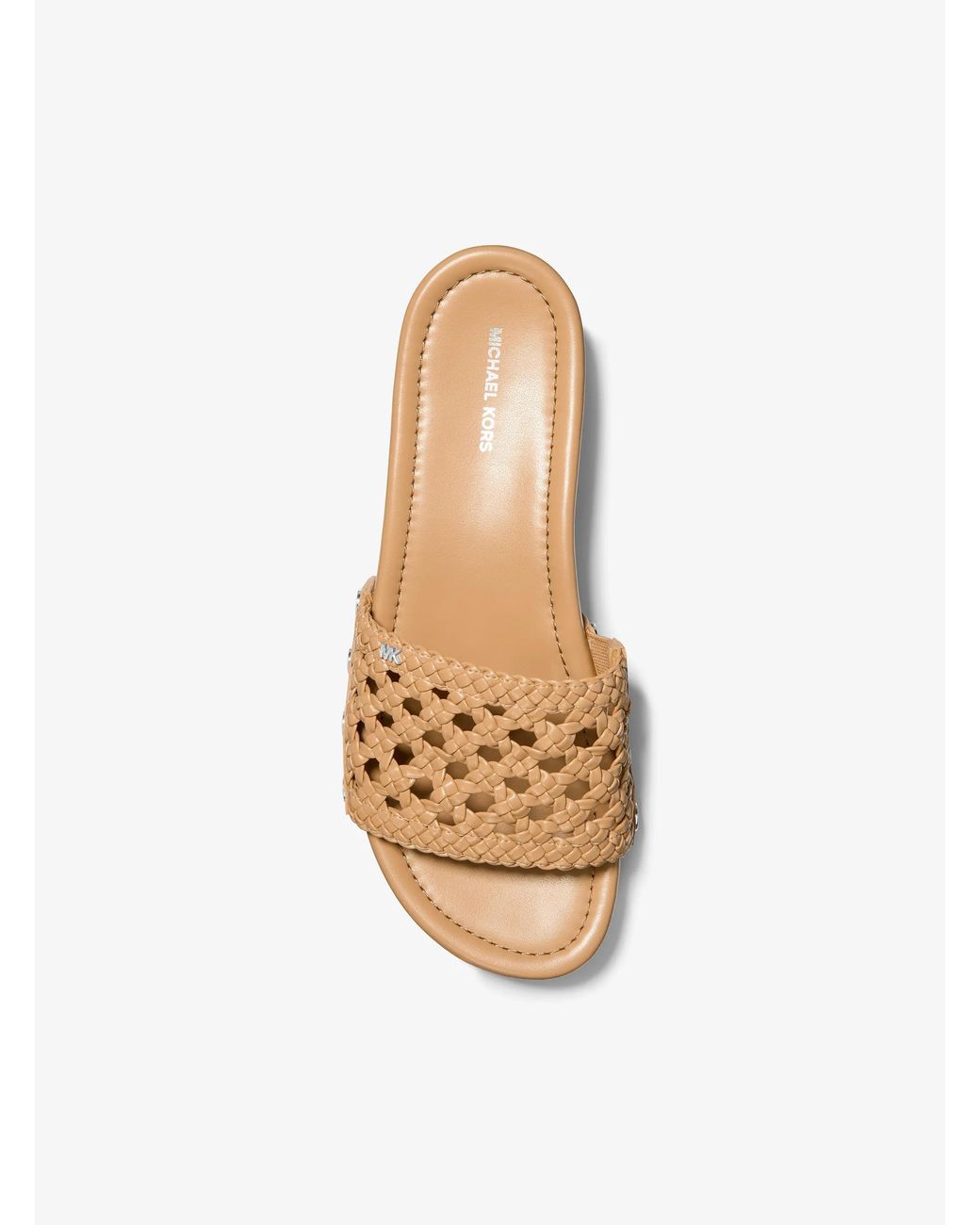 MICHAEL Michael Kors Brown Mk Mayes Woven Sandal