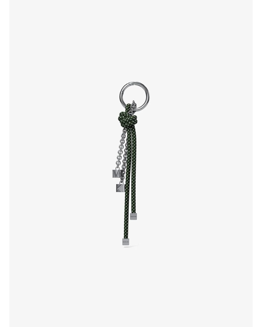 MICHAEL Michael Kors Blue Mk-Tone And Speckled Cord Bag Charm