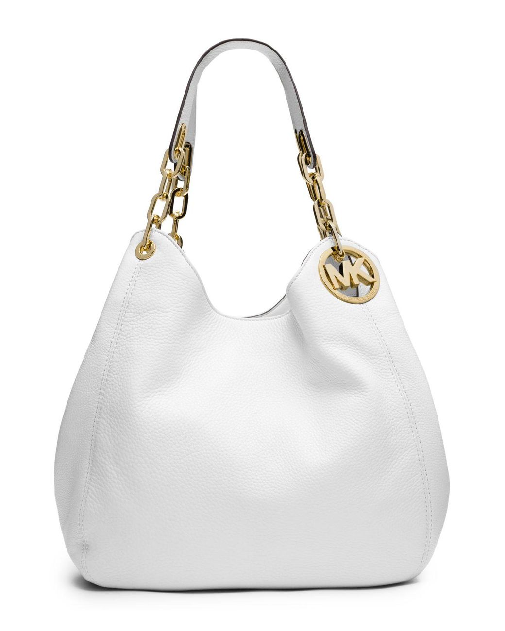 Michael kors fulton handbag white deals