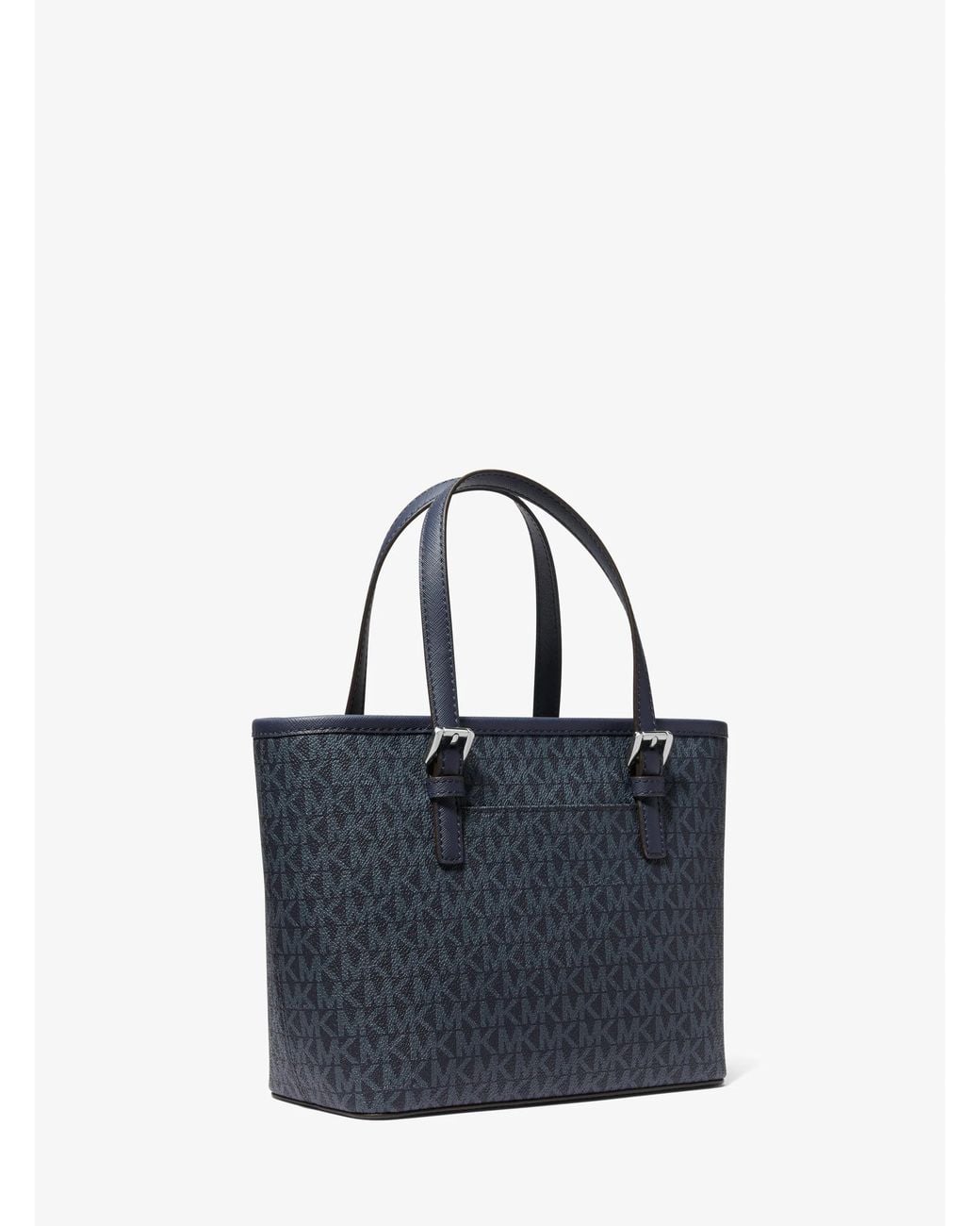 Michael Kors Jet Set Travel Extra-Small Logo Top-Zip Tote Bag in