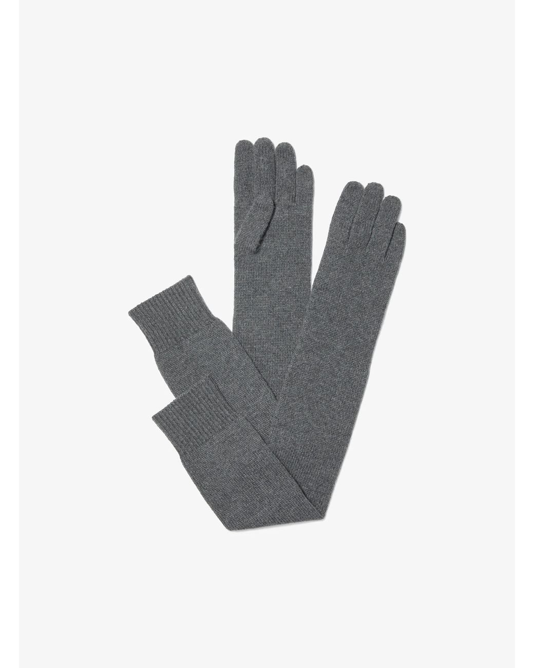Michael Kors Gray Michael Kors Wool Long Gloves