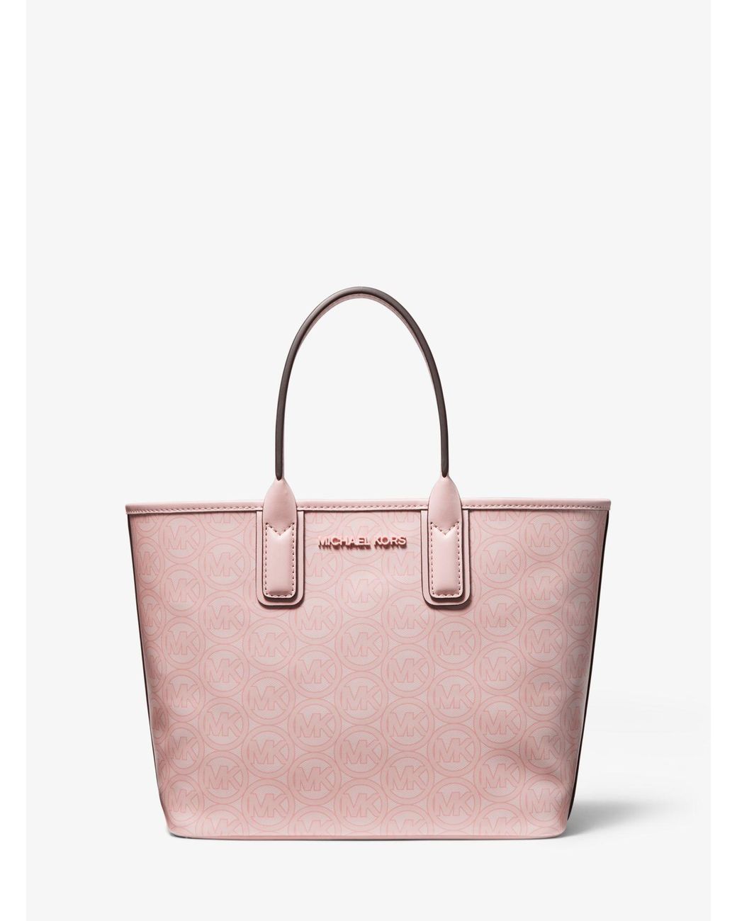 Michael Kors Jodie Small Logo Jacquard Tote Bag in Pink Lyst