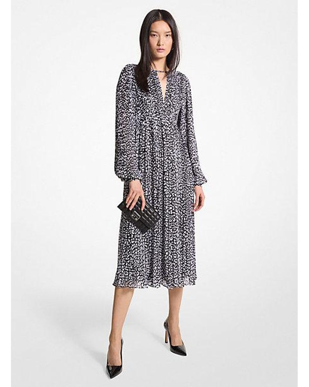 Michael kors dress leopard print sale