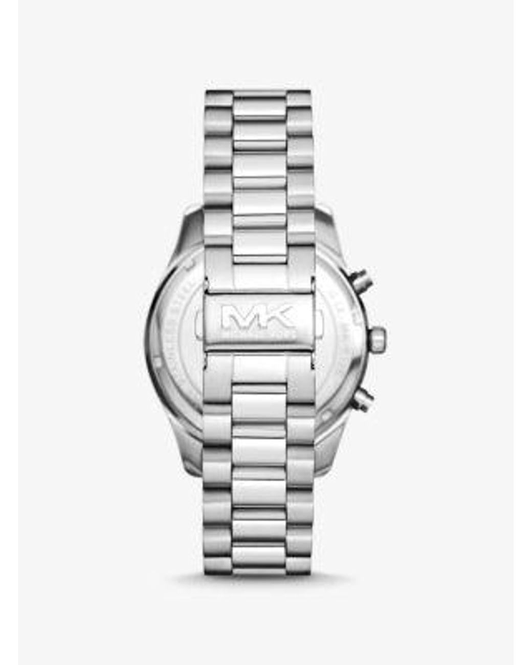 Michael Kors Black Lexington Chronograph Stainless Steel Watch And Card Case Gift Set 44mm