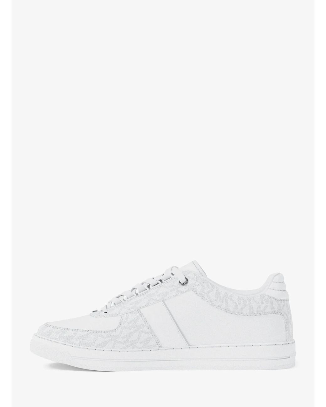 Michael Kors White Michael Kors Brady Signature Logo And Leather Sneaker for men