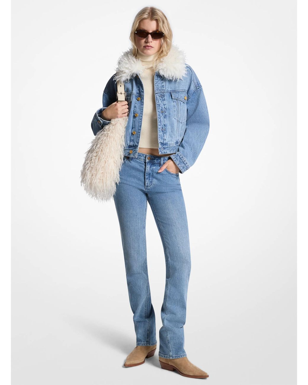 MICHAEL Michael Kors Blue Cigarette Jean