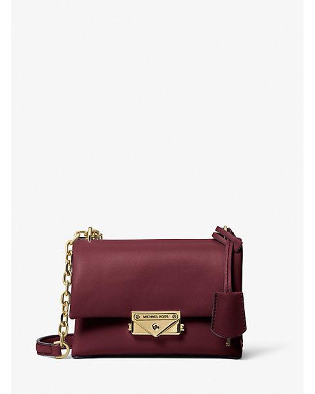 Michael Kors Cece Small Shoulder Bag in Red Lyst