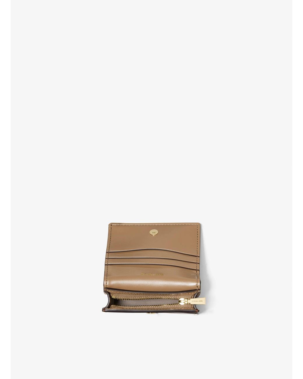 MICHAEL Michael Kors Natural Mk Hamilton Moderne Small Leather Wallet