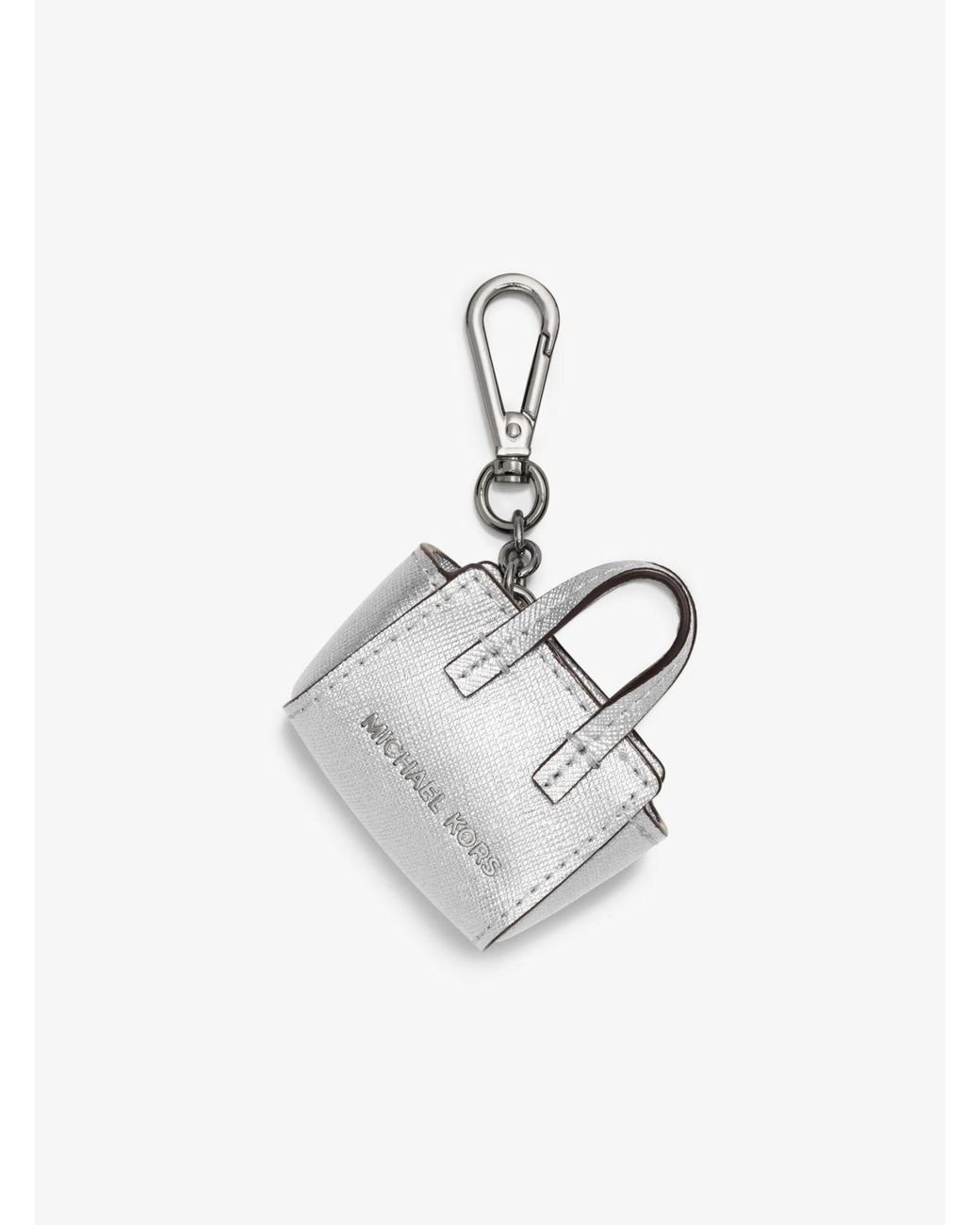 Michael Kors Selma Coin Purse Key Chain in Metallic | Lyst UK