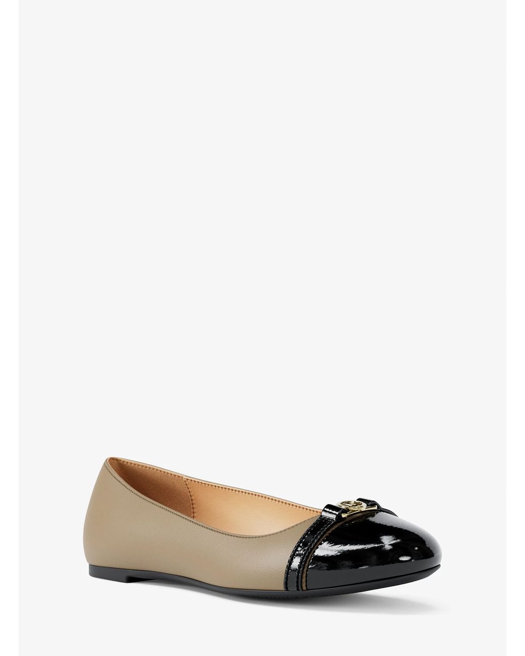 MICHAEL Michael Kors White Mk Mandy Leather Moccasin