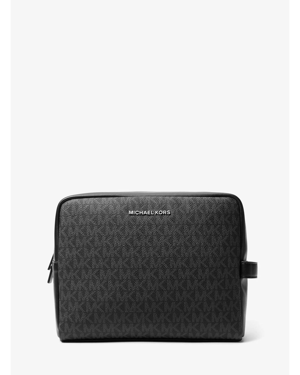 Michael Kors Black Mk Hudson Signature Logo Travel Kit for men