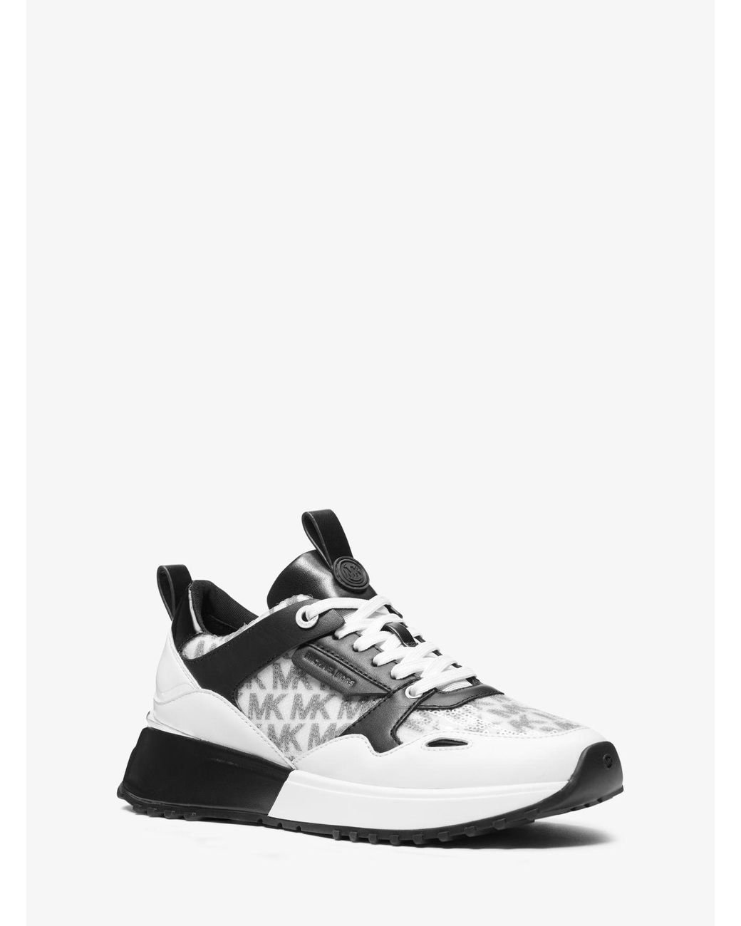 Theo Sequined Mixed media Trainer
