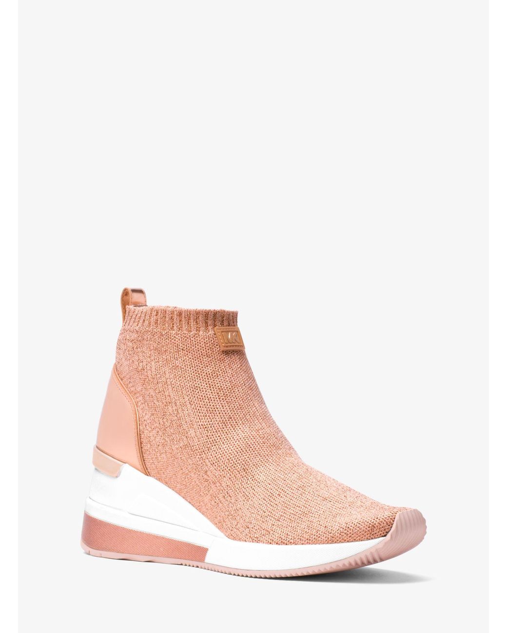 Michael Kors Leather Skyler Metallic 