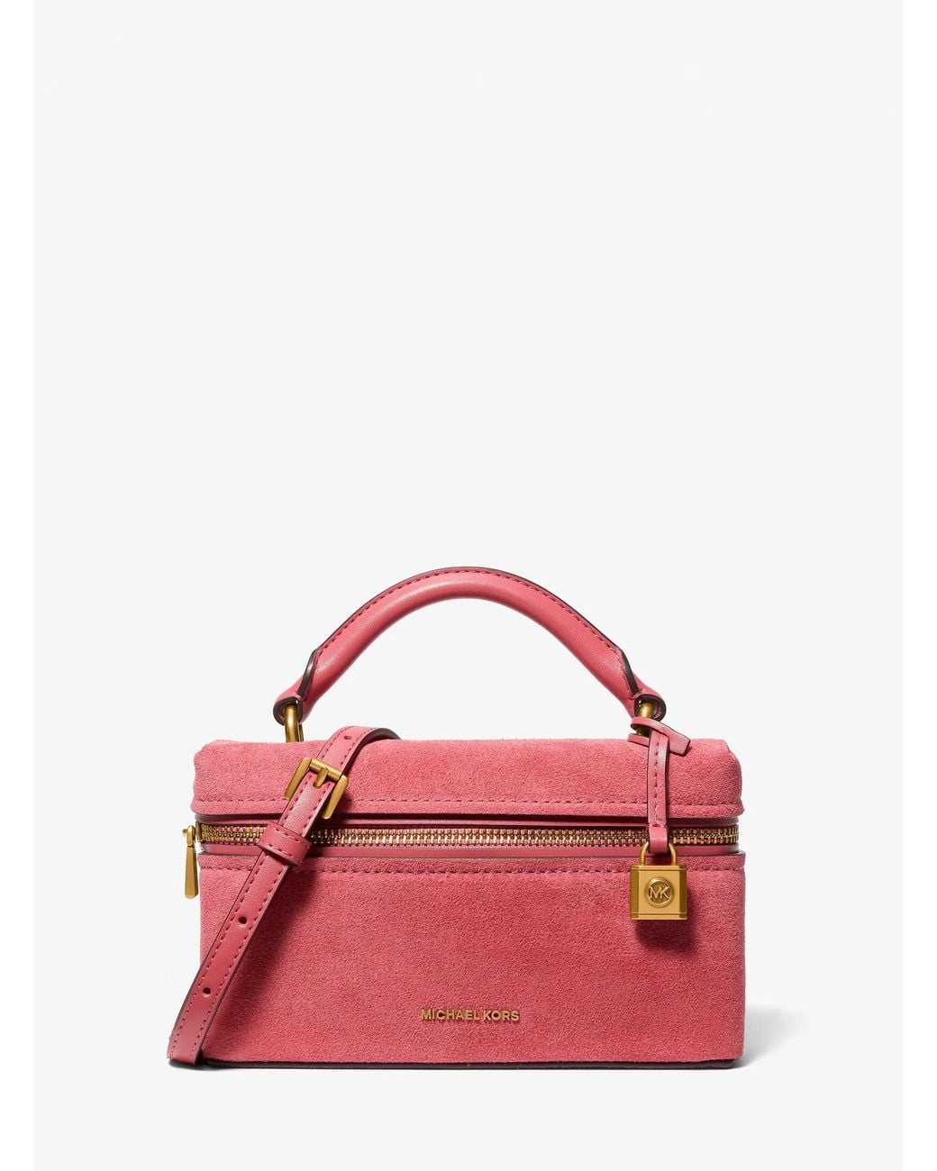 MICHAEL Michael Kors Pink Jana Extra-Small Leather Convertible Crossbody Bag