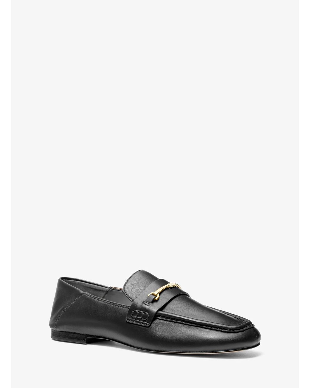 MICHAEL Michael Kors White Mk Lena Leather Loafer