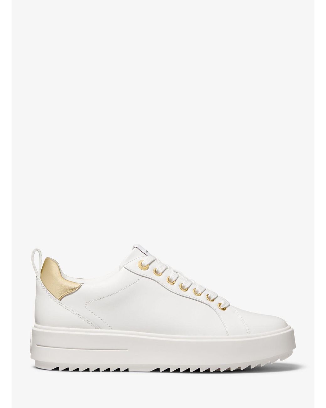 Michael Kors Emmett Leather Trainers in White Lyst