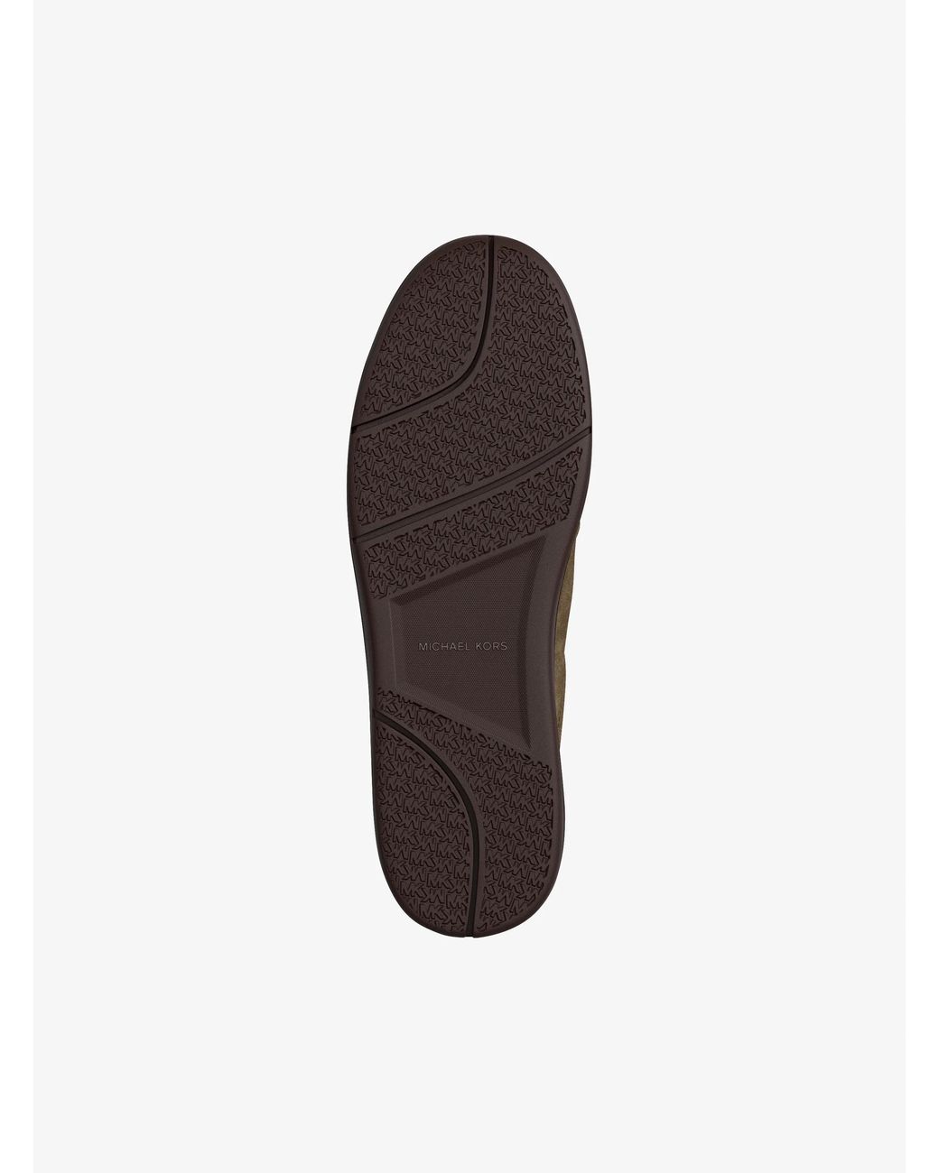 Michael Kors Brown Mk Wilton Suede Trainers for men
