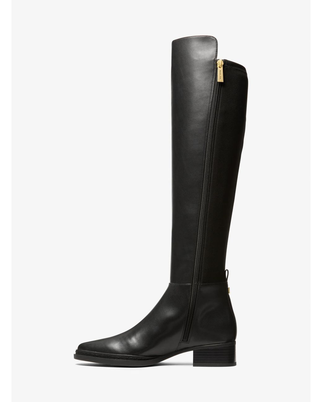 MICHAEL Michael Kors Black Bromley Flat Boots