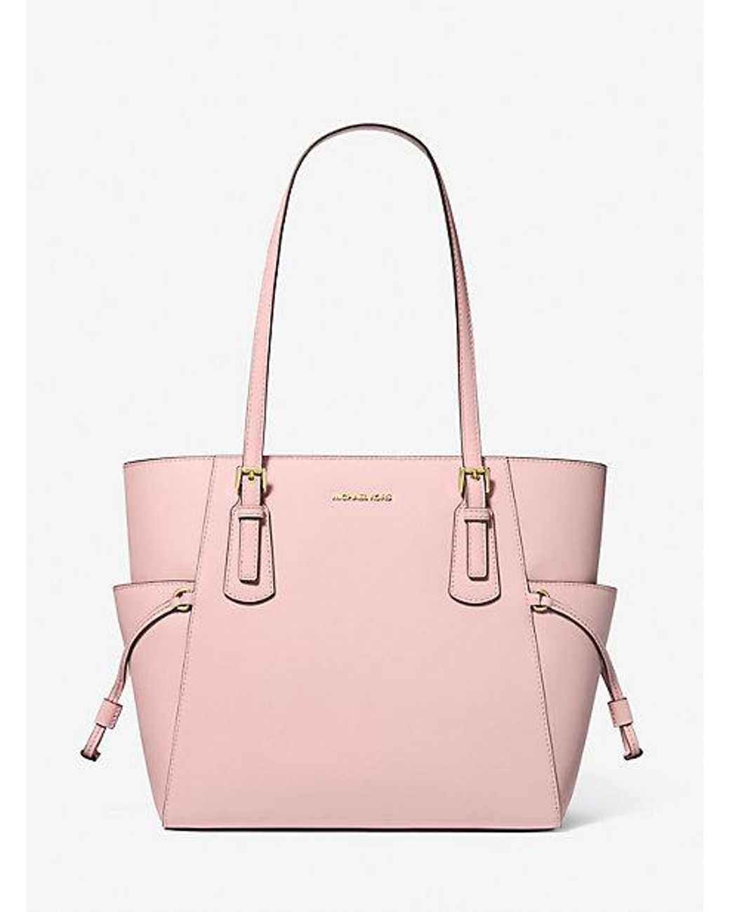Michael Kors Voyager Large Saffiano Leather Tote Bag in Pink Lyst
