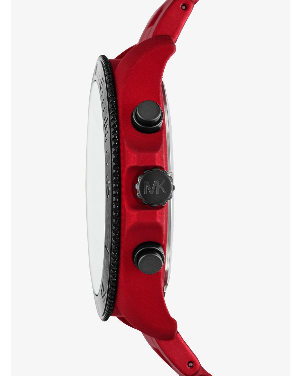 Reloj Theroux de acero inoxidable revestido Michael Kors de hombre de color  Rojo | Lyst