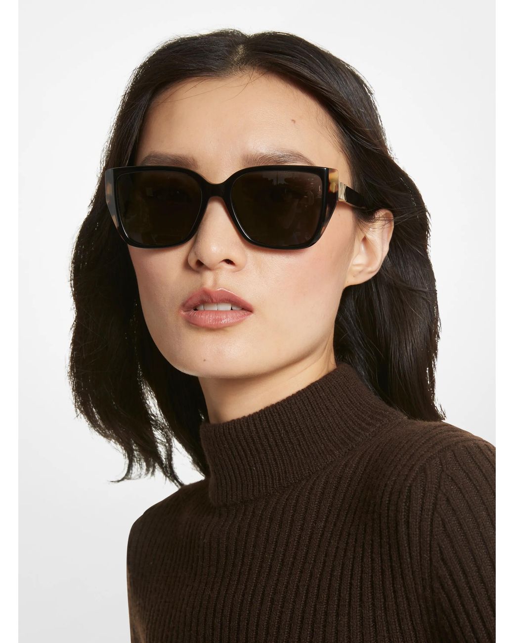 Michael Kors Brown Mk Acadia Sunglasses