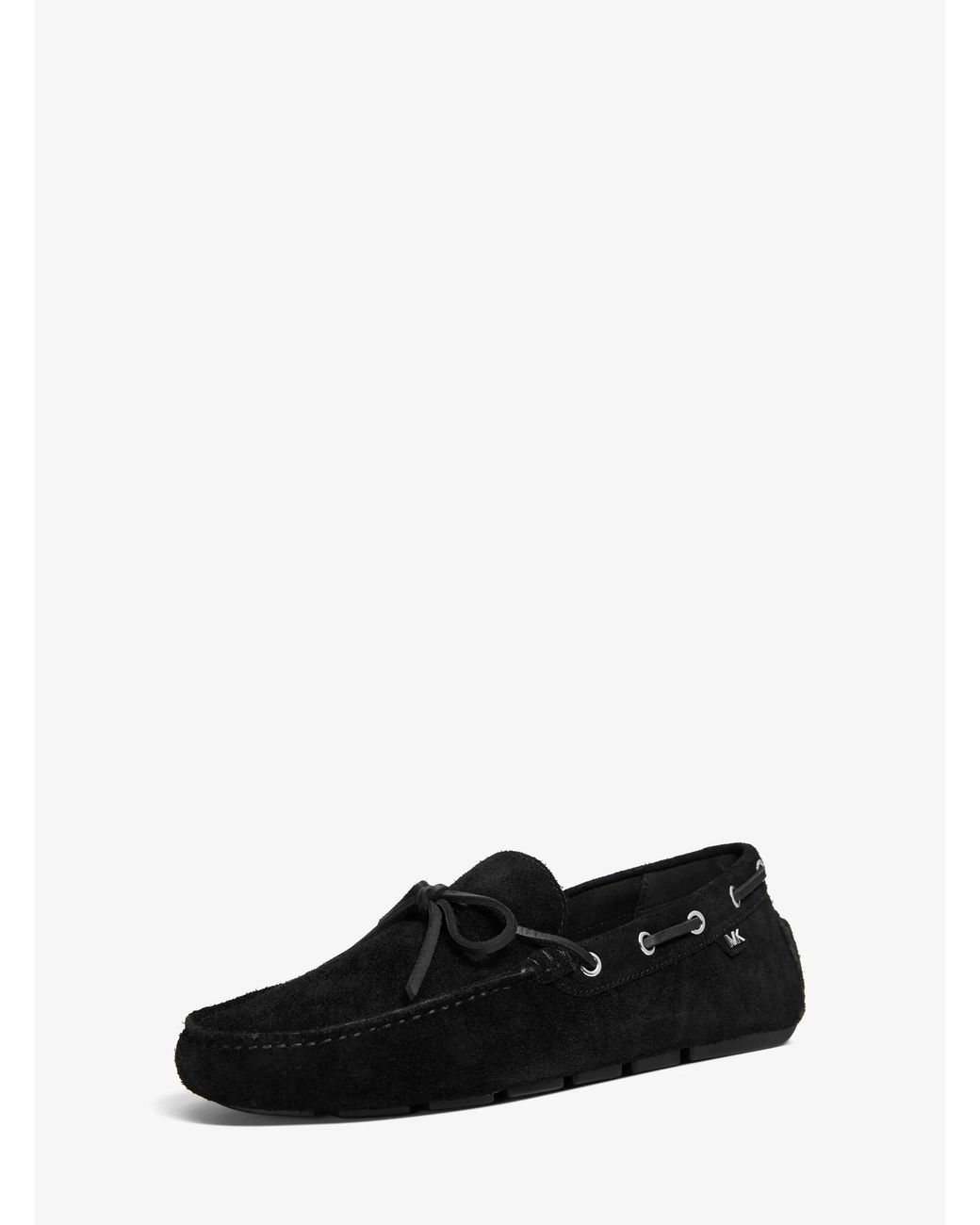Michael Kors Black Mk Sayer Suede Moccasin for men