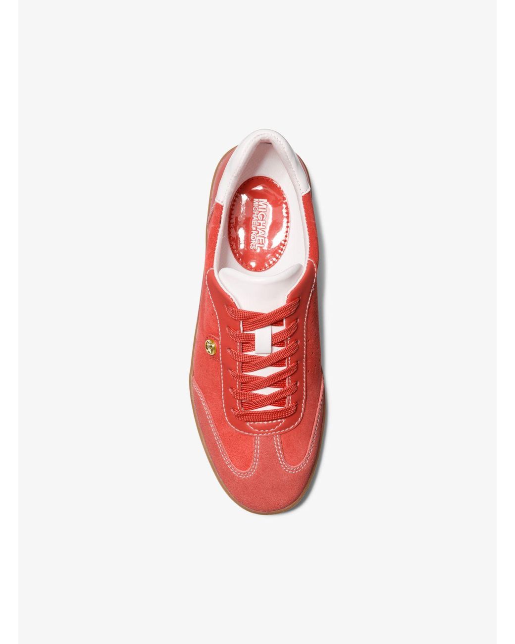 Michael Kors Scotty Suede Sneaker in Red Lyst UK