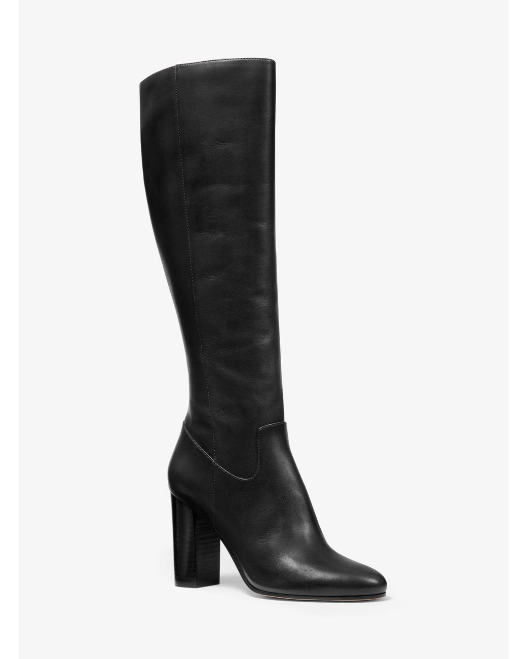 michael kors leather knee high boots