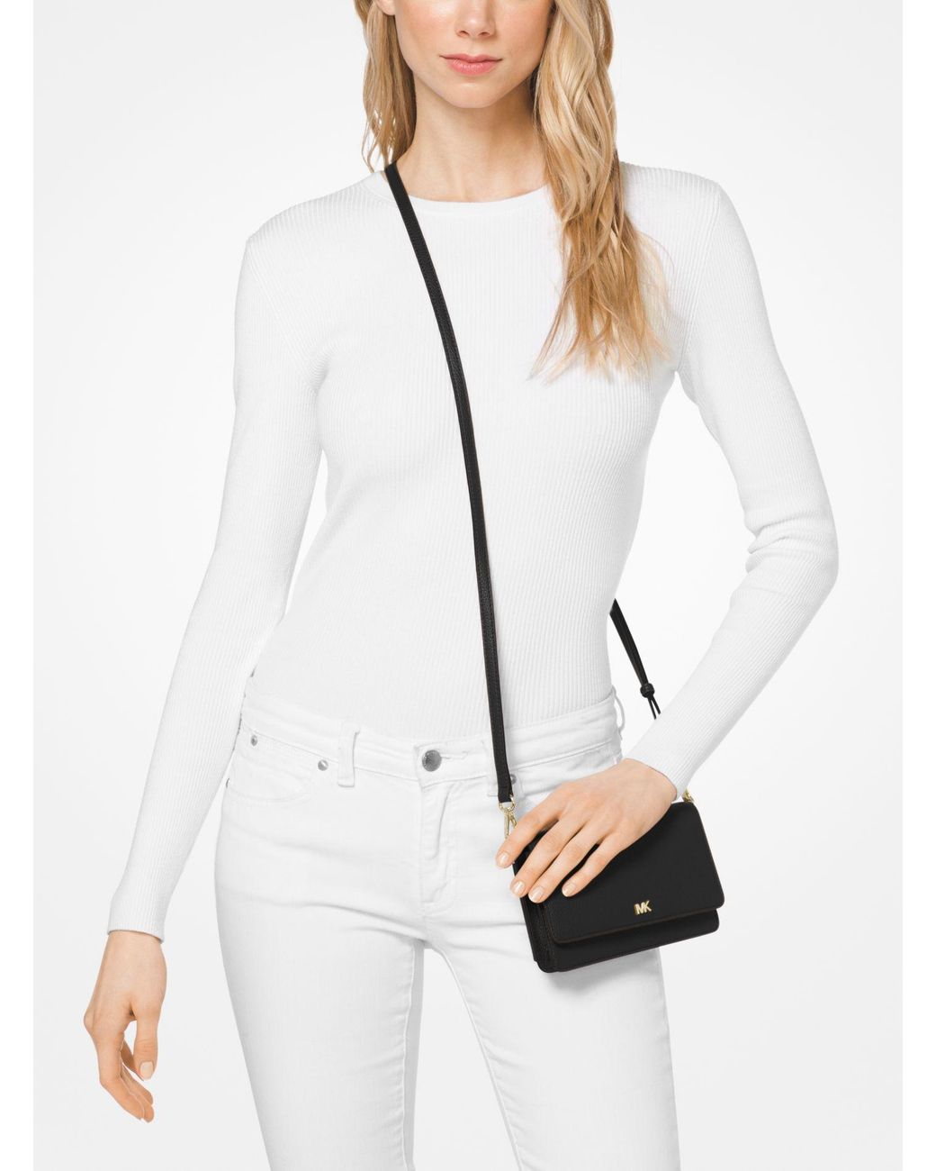 Michael michael kors pebble 2024 leather convertible crossbody belt bag