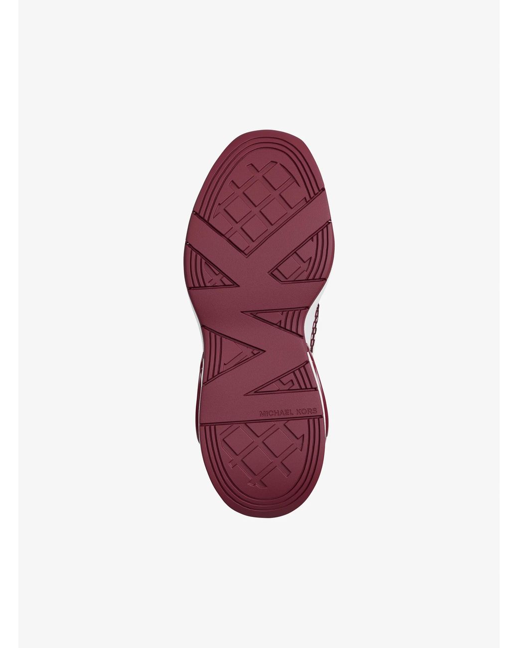 MICHAEL Michael Kors Red Mk Toni Mixed-Media Trainers