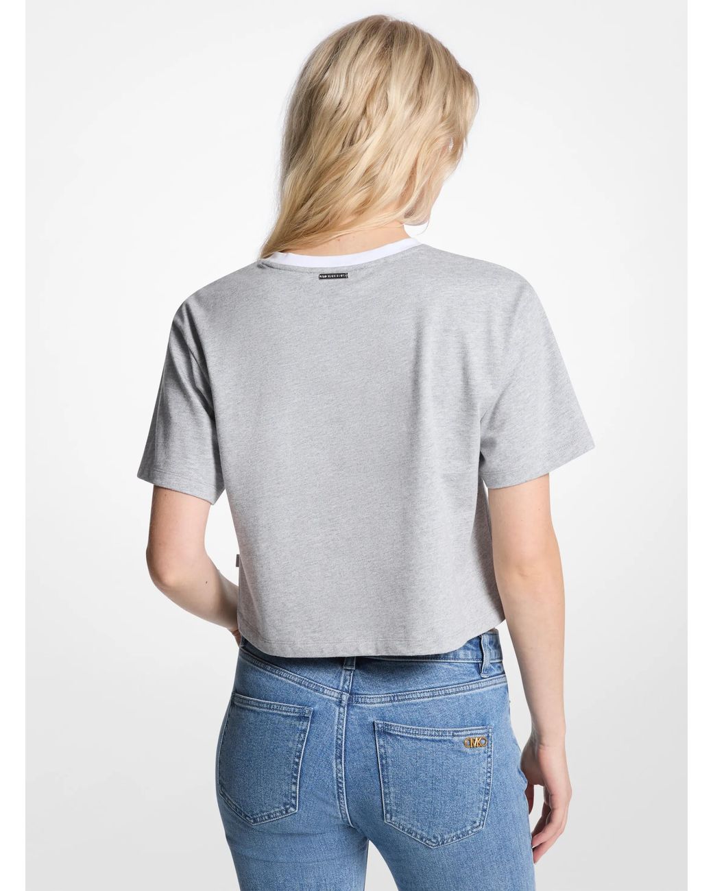 MICHAEL Michael Kors White Applique T Shirt