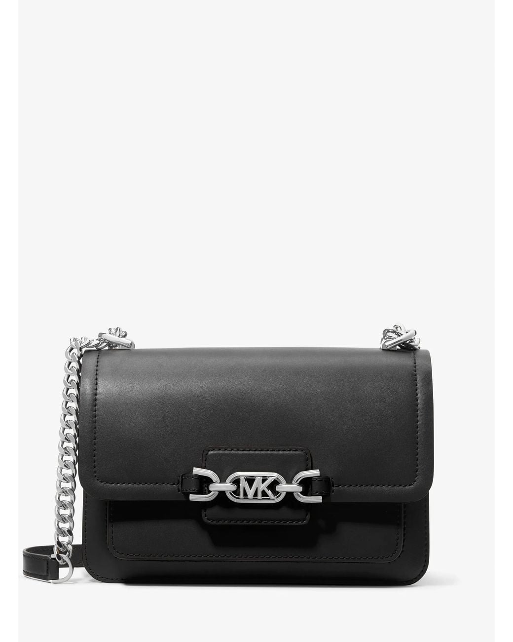 MICHAEL Michael Kors Gray Heather Large Leather Shoulder Bag