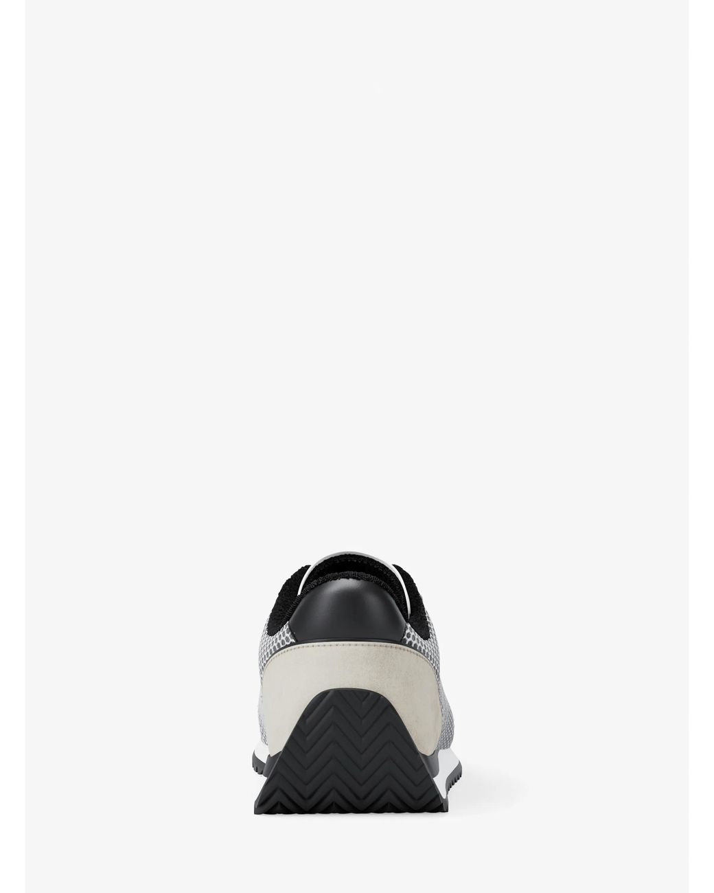 MICHAEL Michael Kors White Mk Rhodes Mixed-Media Trainer