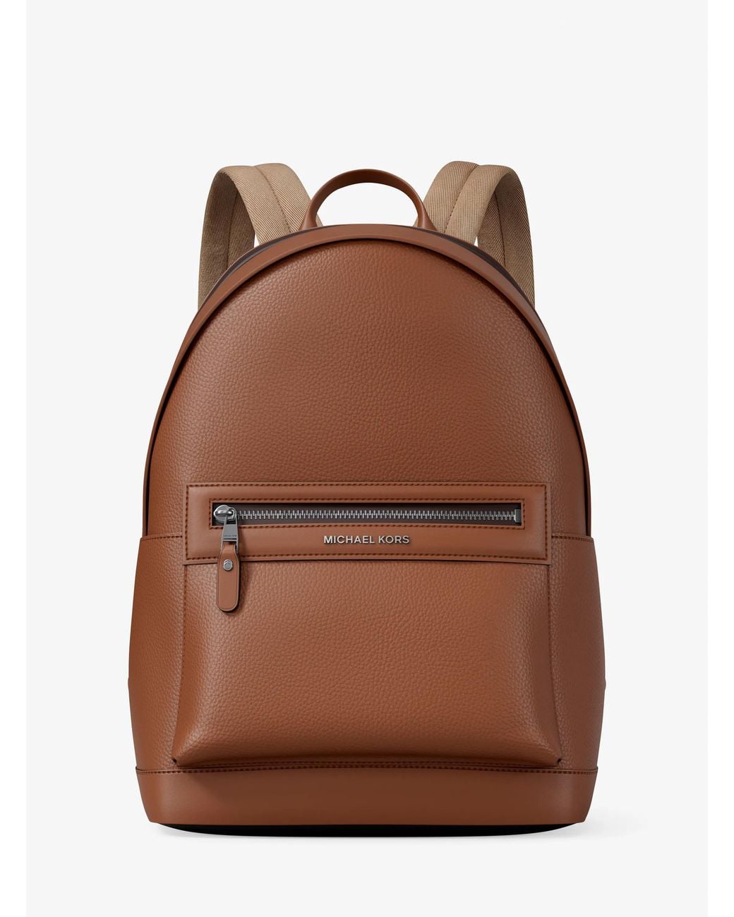 Michael Kors Brown Jet Set Pebbled Leather Backpack for men
