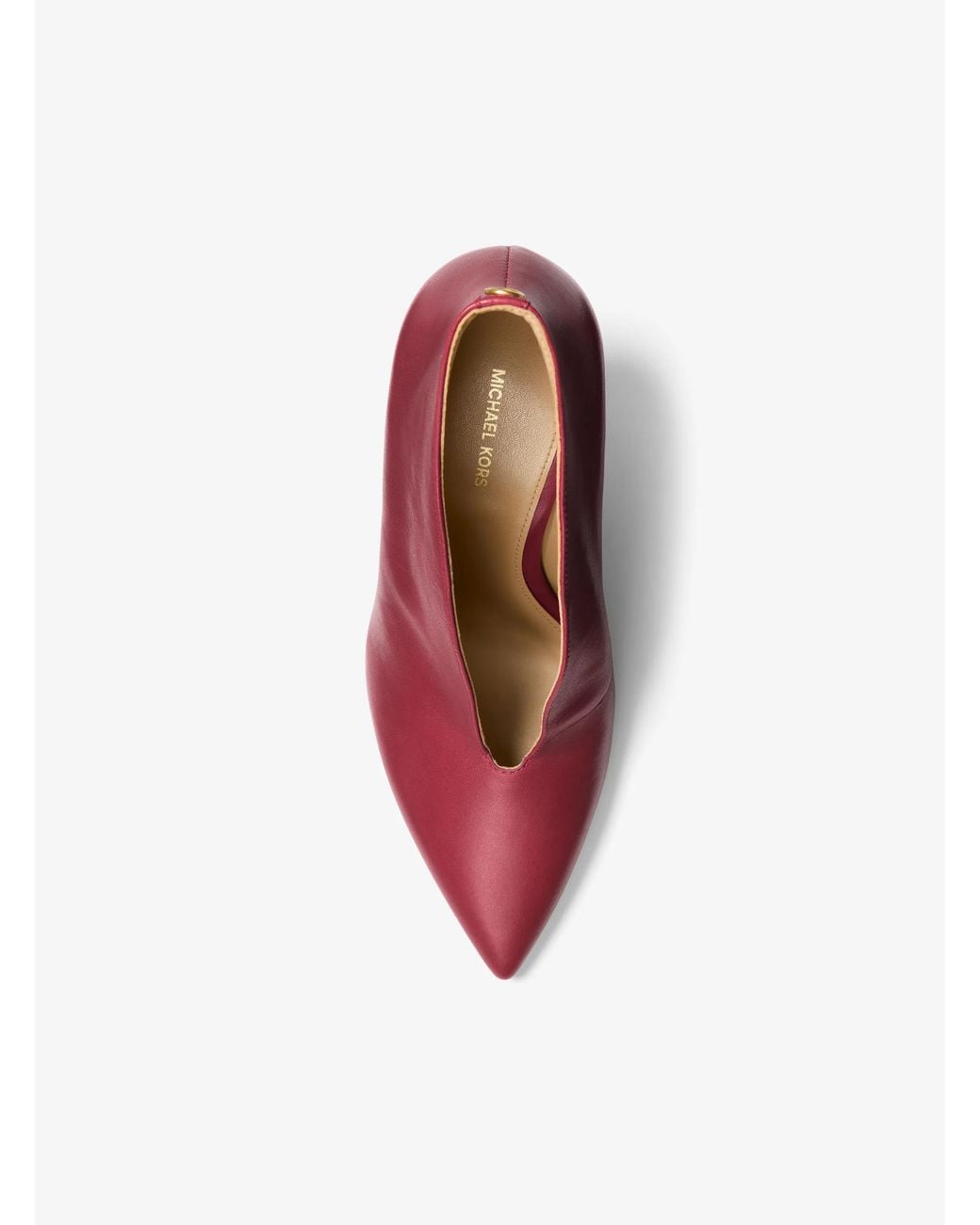 MICHAEL Michael Kors Pink Michael Kors Tonya Leather Pump