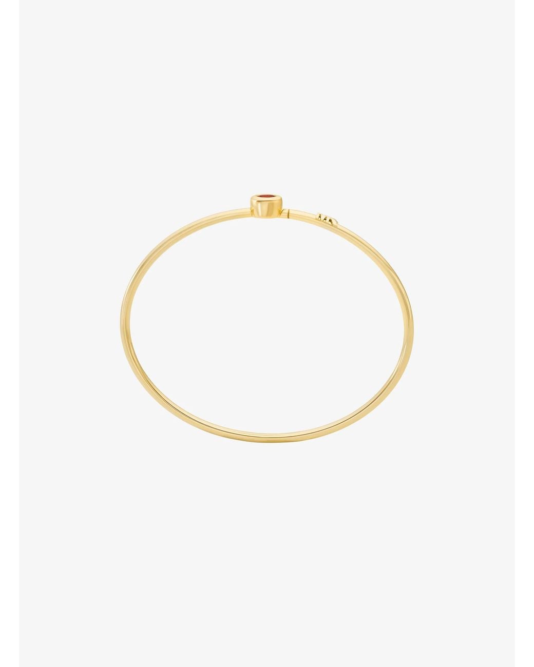 Michael Kors White Round Stone Bangle