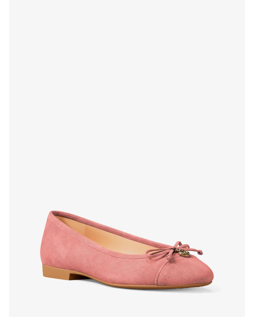 MICHAEL Michael Kors Pink Mk Piper Flex Suede Ballet Flat