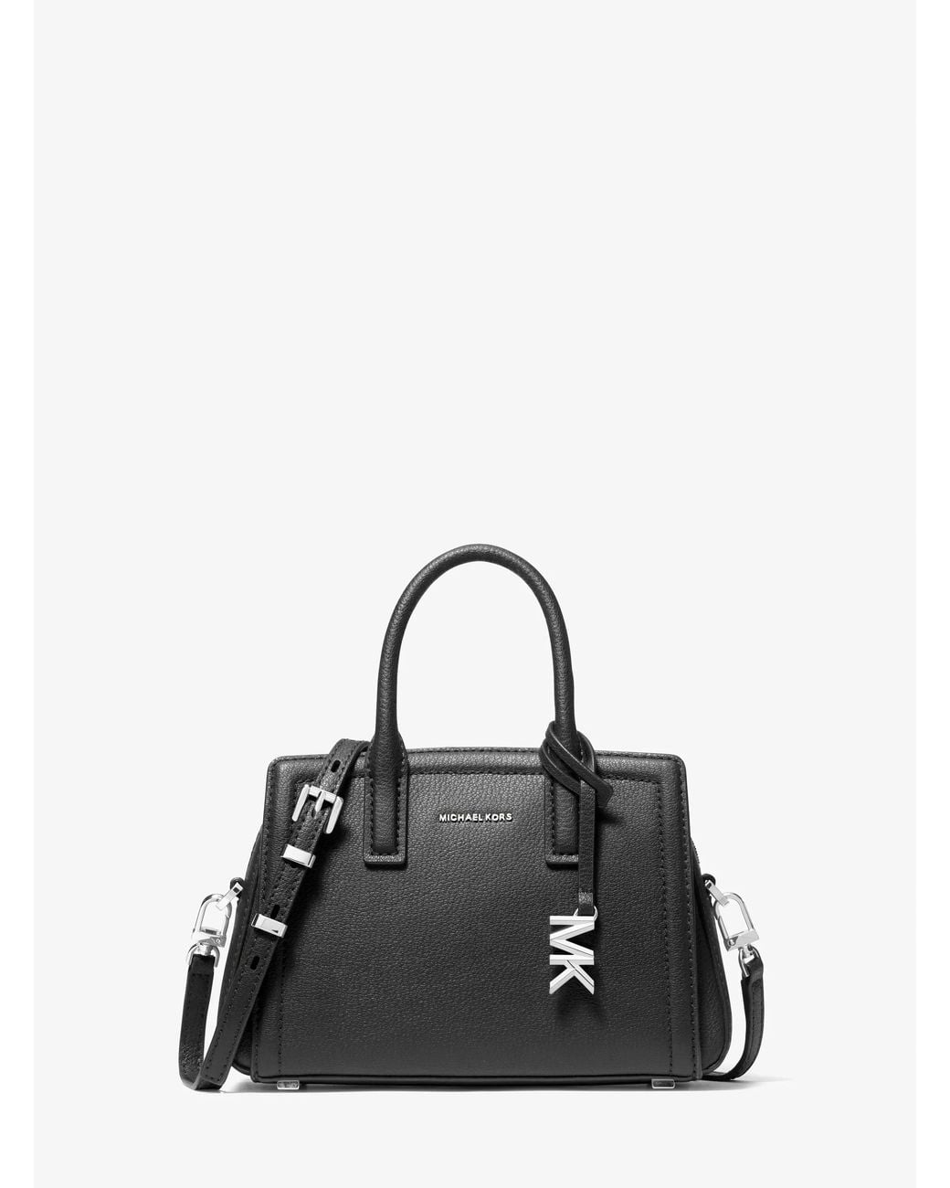 MICHAEL Michael Kors Black Mk Laila Extra-Small Leather Crossbody Bag