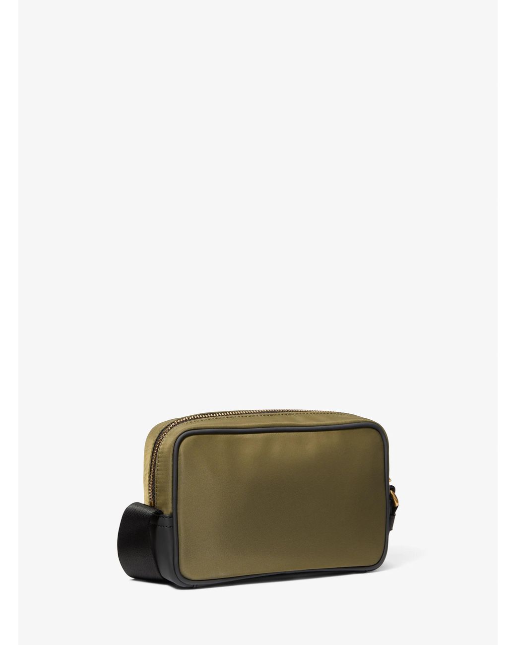 Michael Kors Green Mk Brooklyn Nylon Camera Bag With Pouch for men