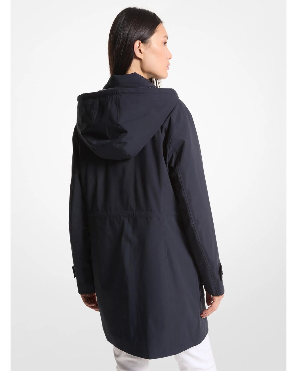 MICHAEL Michael Kors Blue Mk Woven Hooded Anorak