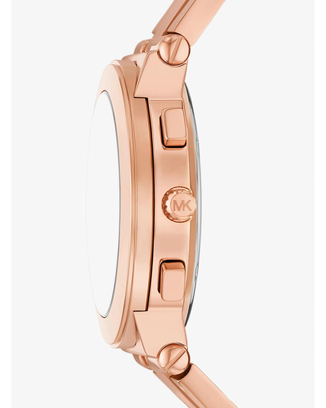 Michael Kors White Mk Billie-Tone Stainless Steel Watch