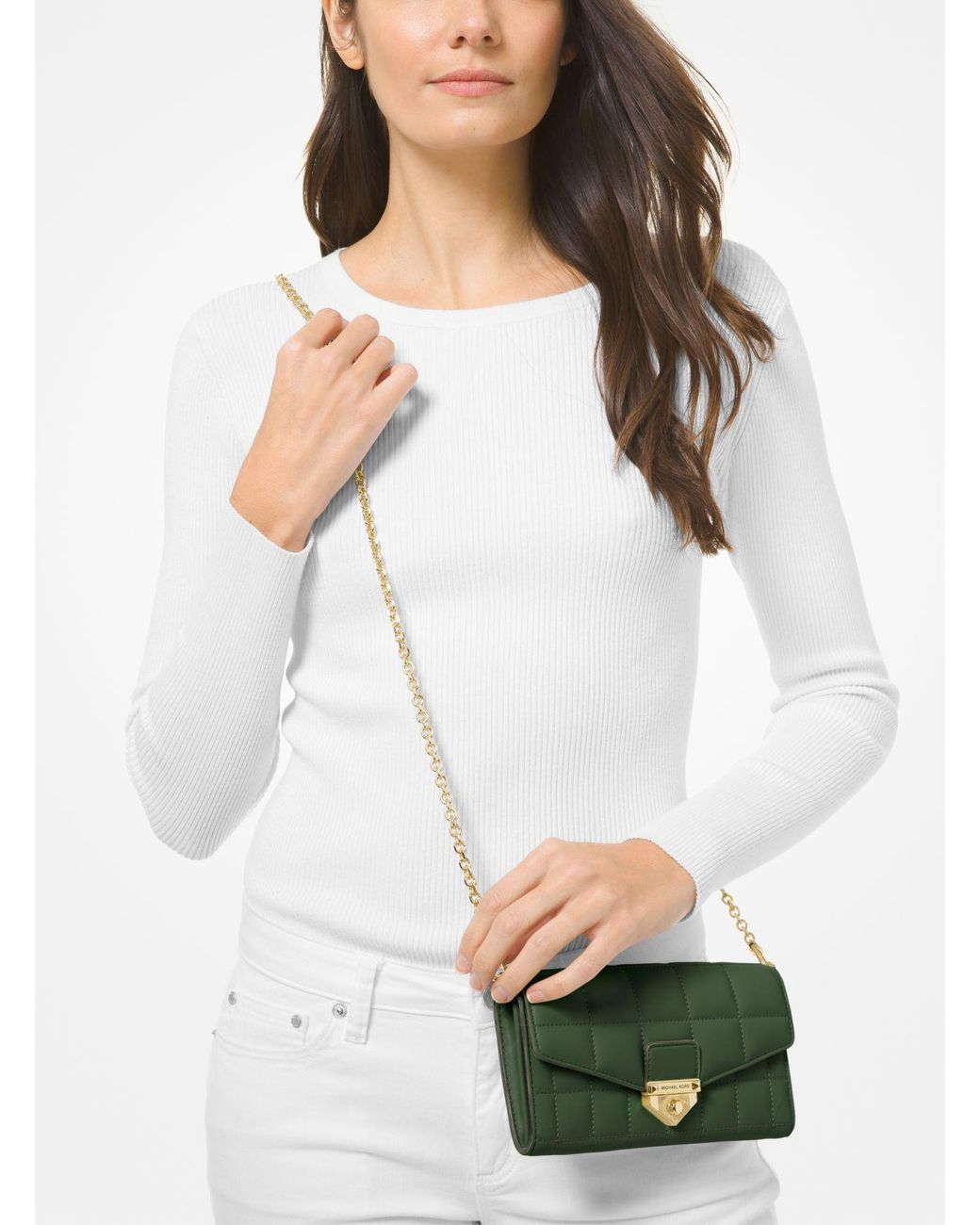 Michael kors quilted crossbody sale