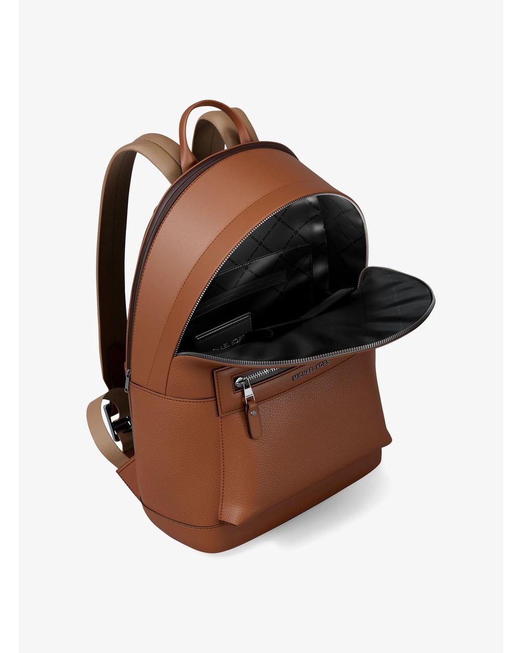 Michael Kors Brown Jet Set Pebbled Leather Backpack for men