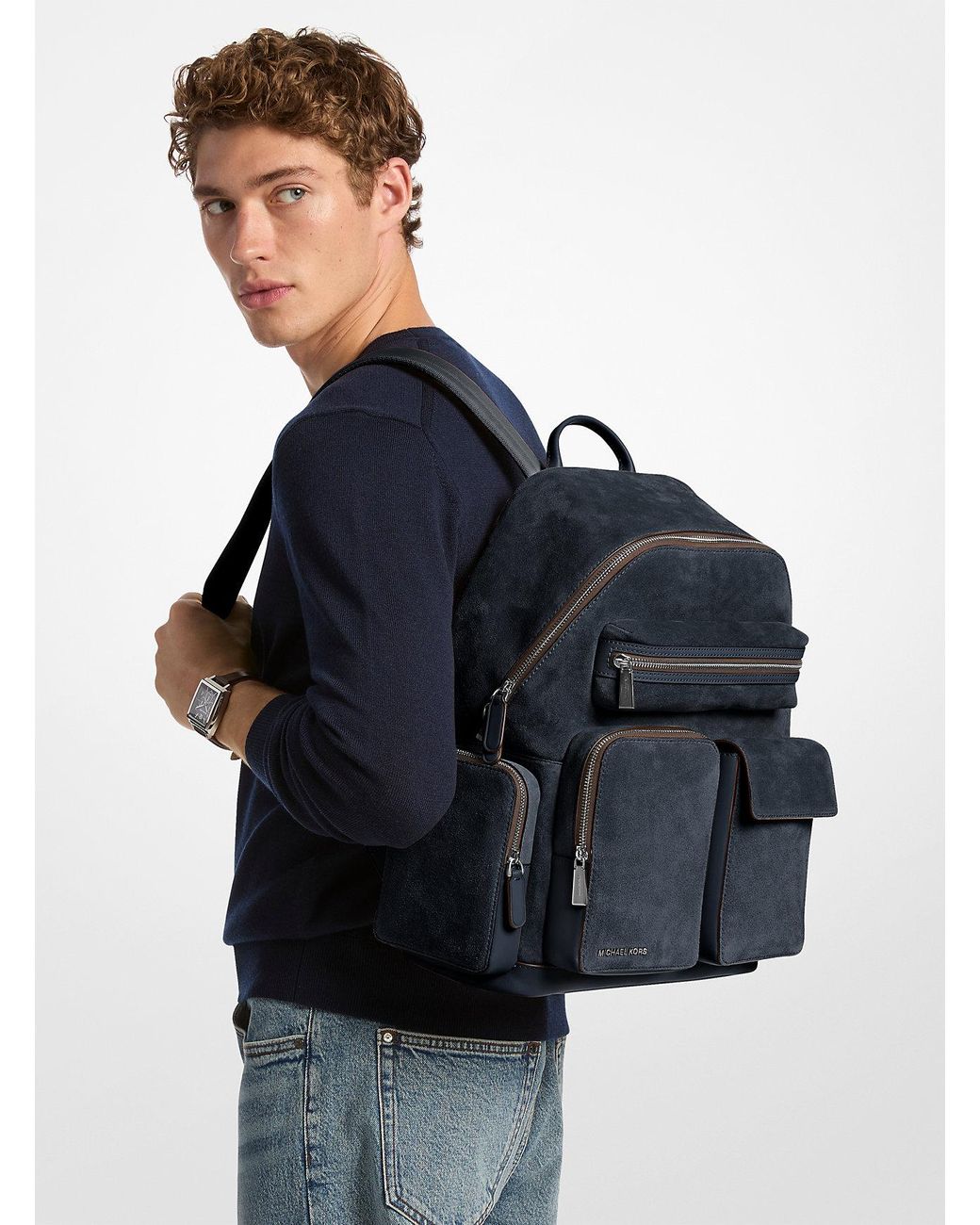 Mkmochila Dakota Mediana De Ante Con Bolsillos Cargo Michael Kors de hombre de color Blue