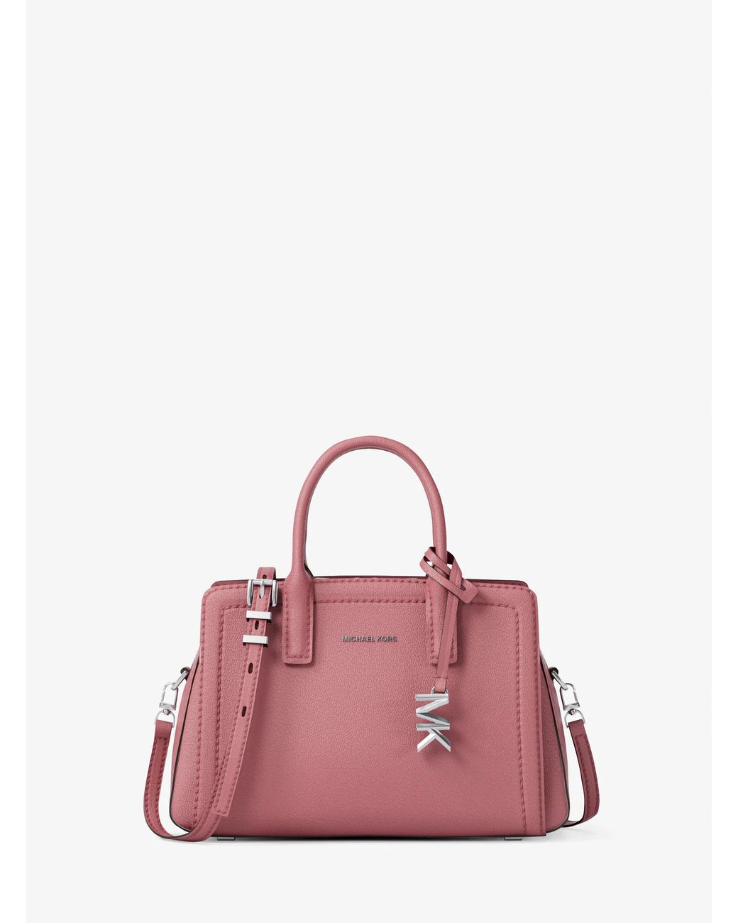 MICHAEL Michael Kors Pink Mk Laila Extra-Small Leather Crossbody Bag