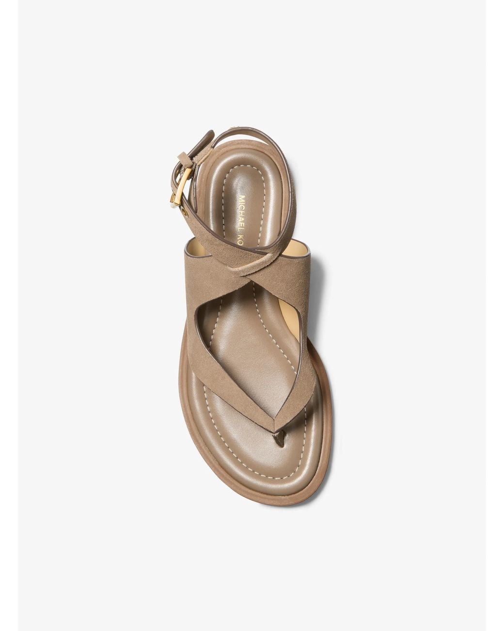 MICHAEL Michael Kors Natural Mk Irene Suede Wrap Sandal