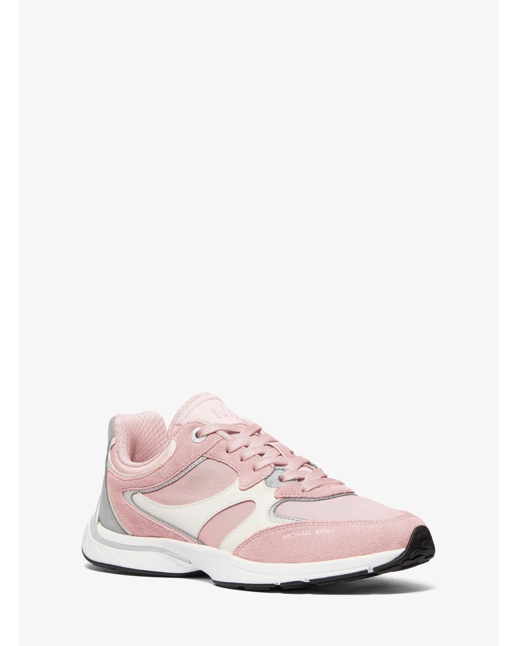 MICHAEL Michael Kors Pink Riley Mixed-Media Trainer