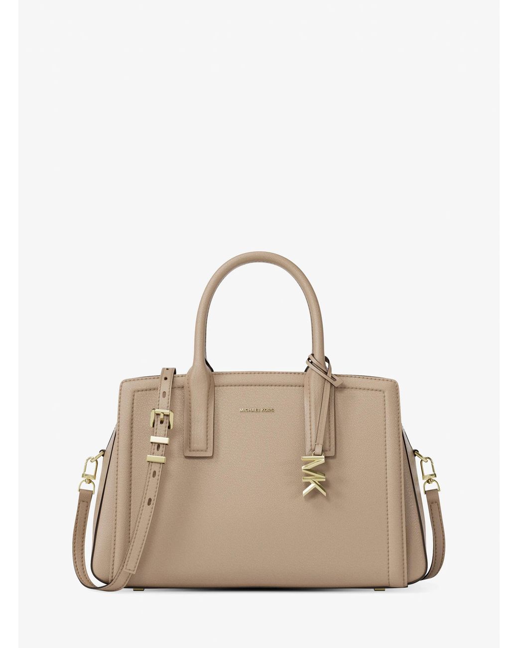 MICHAEL Michael Kors Natural Laila Medium Satchel