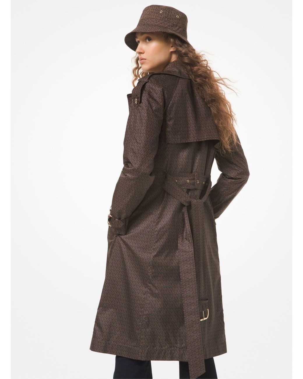 Michael michael kors best sale sateen trench coat