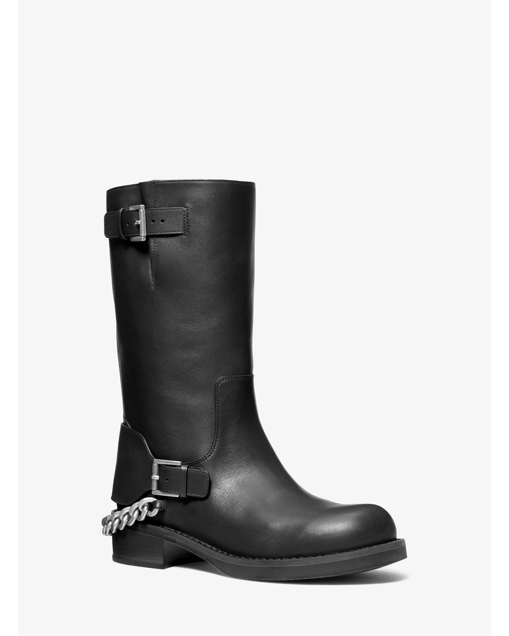 MICHAEL Michael Kors Black Michael Kors Cayden Leather Boot